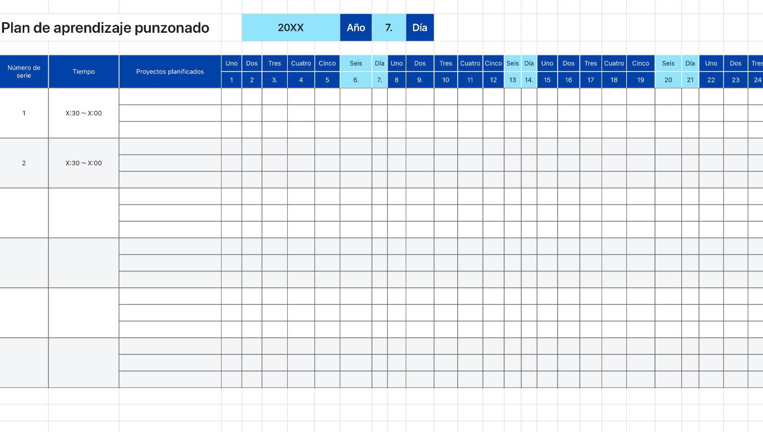 Plan general de aprendizaje